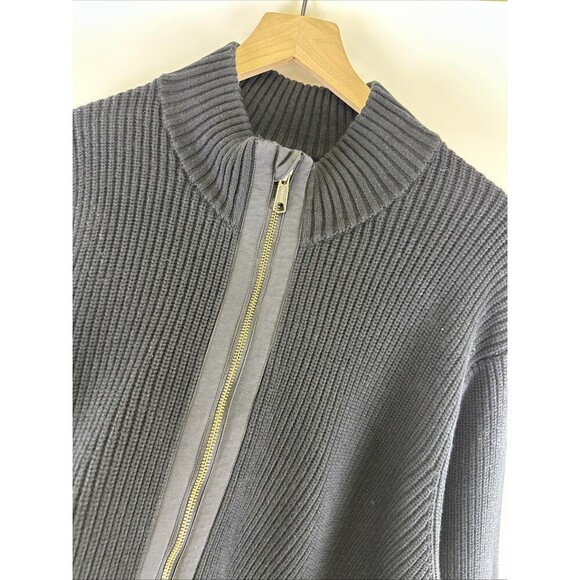 Duluth Trading Brigadier Full Zip Mock Neck Sweater Jacket 57713 Pocket Mens 2XL - Picture 7 of 14